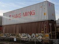 Yang Ming - YMMU 659088(0) and Textainer Equipment Management - TGBU 663061(4)