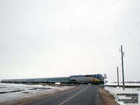 Via Rail 902 (P42DC / Genesis) - Damaged in fire near Ottawa - August 2009